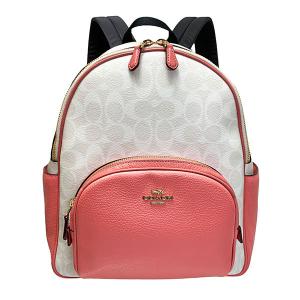 コーチ バッグ レディース COACH リュック サック シグネチャー コート バック パック 5671 IMTYT チョーク×タフィー 送料無料｜purely