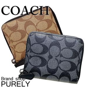 コーチ 財布 メンズ COACH 折り財布 シグネチャー ミディアム ジップ アラウンド ウォレット 91290 送料無料｜purely