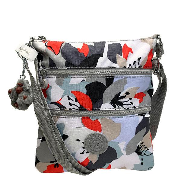 キプリング バッグ レディース KIPLING ショルダーバッグ ナイロン プリンテッド クロスボデ...