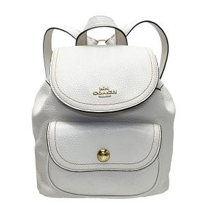 コーチ バッグ レディース COACH リュックサック レザー ペニー バックパック C4121 IMCHK チョーク 送料無料｜purely