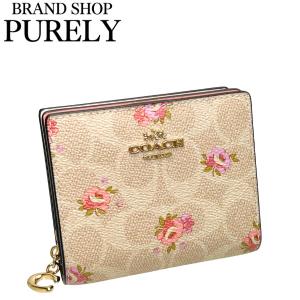 COACH コーチ 財布 三つ折り財布 F07331 7331 ブラウン×1941