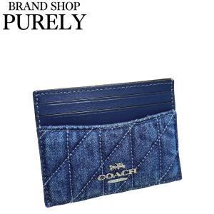 COACH（コーチ） カードケース レザー キルティング ピロー ロゴ