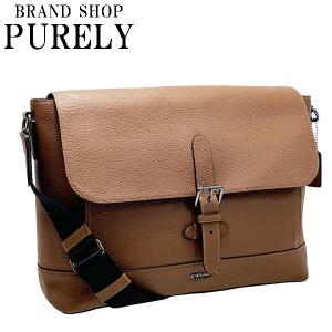 国内発送 コーチ バッグ メンズ COACH ショルダーバッグ レザー ハドソン メッセンジャー CB841 QB/SD サドル 送料無料