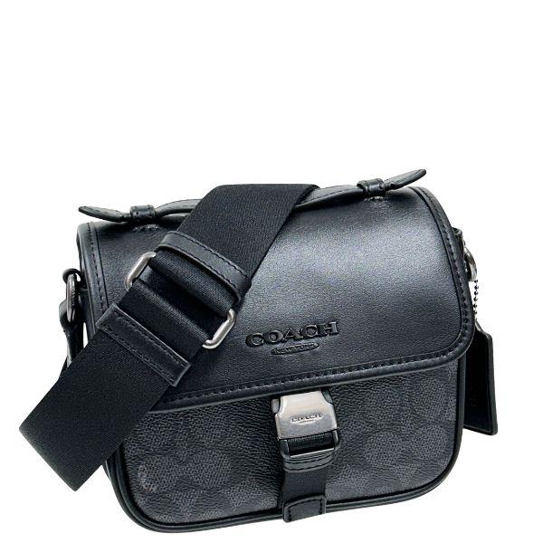 国内発送 コーチ ショルダーバッグ バッグ メンズ COACH バッグ シグネチャー レーサー クロ...