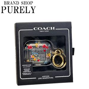 コーチ ポーチ レディース メンズ COACH イヤホンケース ワイルド フローラル 3RD エア ...