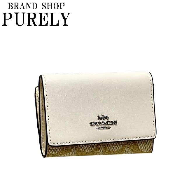 国内発送 コーチ 財布 レディース COACH 折り財布 シグネチャー マイクロ ウォレット CM7...
