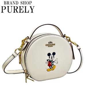 コーチ バッグ レディース COACH ショルダーバッグ DISNEY×COACH ミッキーマウス キャンティーン クロスボディ CM856 B4CAH チョークマルチ｜purely