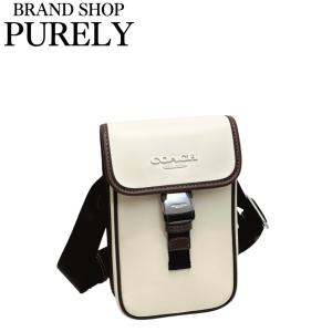 COACH◇サリバン クロスボディ シグネチャー/ショルダーバッグ/PVC