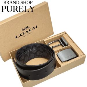 COACH（コーチ） ベルト メンズ アウトレット レザー ブラック