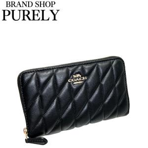 COACH コーチ 長財布 コーティングキャンバス スムースレザー