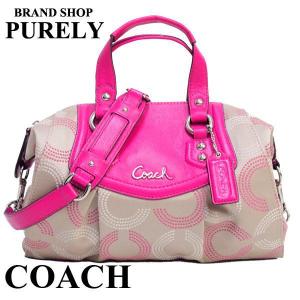 コーチ COACH バッグ レディース アシュレイ ドット オプアート サッチェル 2WAY ショルダーバッグ 20027-SKHFX　SS 送料無料｜purely