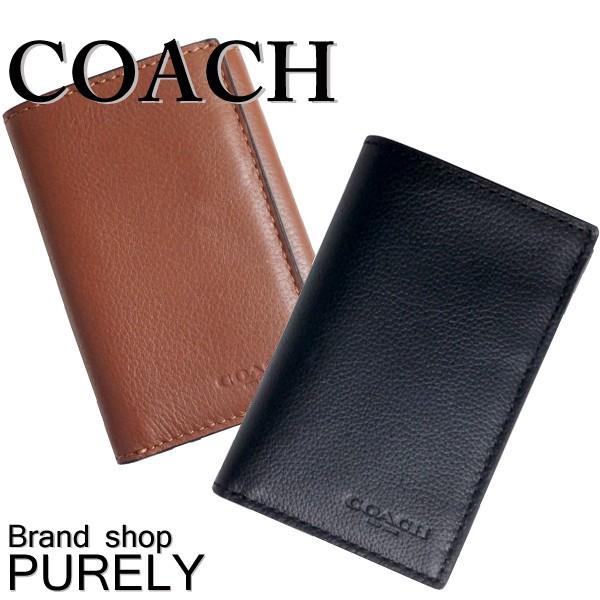 国内発送 コーチ 財布 メンズ COACH 折り財布 スポーツ カーフ レザー トライフォールド ウ...