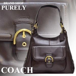 コーチ COACH レディース キャンベル レザー ホーボー トート バッグ 24686-B4/MA　マホガニー 送料無料｜purely