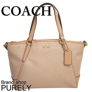 コーチ バッグ レディース COACH ハンドバッグ エクスプローデッド ミニ ケルシー サッチェル F27574 IMLKZ ミルク×ビーチウッド 送料無料｜purely