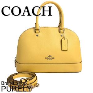 コーチ バッグ レディース COACH ハンドバッグ クロスグレイン レザー ミニ シエラ サッチェル F27591 SV/DJ デイジー 送料無料｜purely