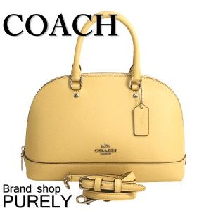 コーチ バッグ レディース COACH ハンドバッグ クロスグレイン レザー ミニ シエラ サッチェル F27591 SVNH2 バニラ 送料無料｜purely