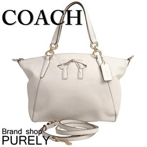 コーチ COACH バッグ レディース 2WAY バッグ 斜めがけ ペブルド レザー スモール ケルシー サッチェル F28969 IMCHK チョーク 送料無料｜purely