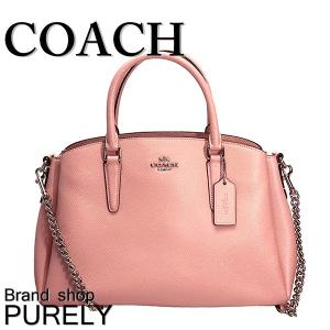 コーチ バッグ レディース COACH トートバッグ レザー セージ キャリーオール F28976 SV/ET ペタル 送料無料｜purely