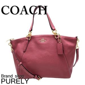 コーチ バッグ レディース COACH ハンドバッグ ペブルド レザー スモール ケルシー サッチェル F28993 IMROU ルージュ 送料無料｜purely