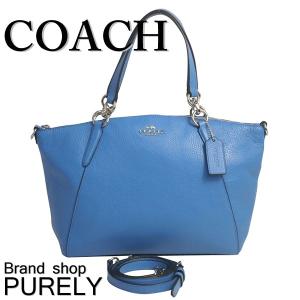 コーチ COACH バッグ レディース 2WAY バッグ 斜めがけ ペブルド レザー スモール ケルシー サッチェル F28993 SVA09 ブライドブルー 送料無料｜purely