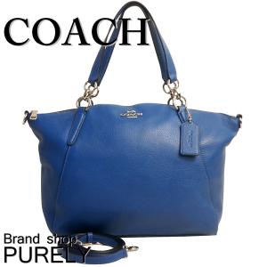 コーチ バッグ レディース COACH 2WAY バッグ 斜めがけ ペブルド レザー スモール ケルシー サッチェル F28993 SVA7 アトランティック 送料無料｜purely