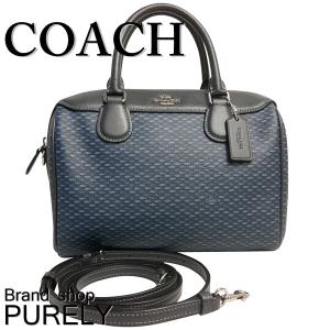 コーチ バッグ レディース COACH ハンドバッグ 2WAY レガシー プリント ベネット ミニ サッチェル F29669 SV/NV ネイビー 送料無料｜purely