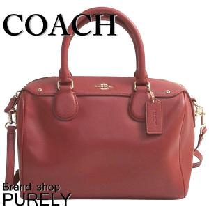 コーチ COACH バッグ レディース 2WAY バッグ 斜めがけ クロスグレイン レザー ベネット ミニ サッチェル F36624 IMDN8 トゥルーレッド レッド｜purely