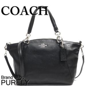 コーチ COACH バッグ レディース 2WAY バッグ 斜めがけ ペブルド レザー スモール ケルシー サッチェル F36675 SV/BK ブラック 送料無料