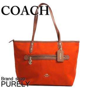 国内発送 コーチ COACH バッグ レディース トートバッグ ソーヤー キャンバス トート バッグ F37237 IMPEP ペッパー オレンジ 送料無料