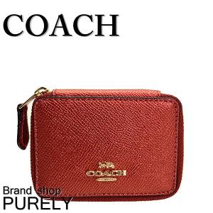 コーチ COACH レディース ポーチ メタリック トリプル ピル ボックス F37569 IMMQT メタリックカラント 送料無料