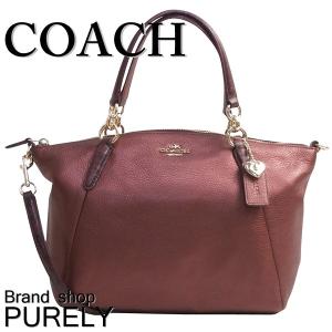 コーチ COACH バッグ レディース 2WAY バッグ 斜めがけ メタリック レザー スモール ケルシー サッチェル F55514 IME42 メタリックチェリー｜purely