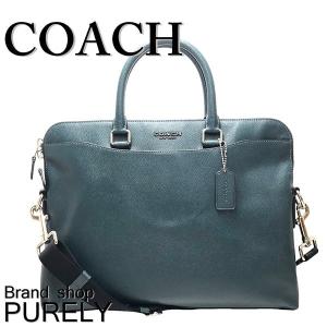 コーチ バッグ メンズ COACH ビジネスバッグ レザー ベケット ポートフォリオ ブリーフ ケース F68029 NIFOR フォレスト 送料無料｜purely