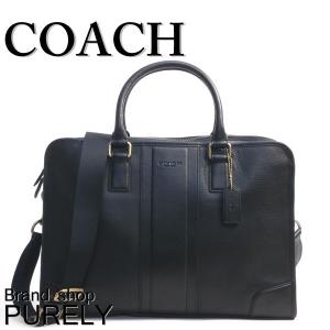 コーチ COACH バッグ メンズ ビジネスバッグ ボンベ レザー ディレクターズ ブリーフ ケース F71639 B4/BK ブラック 送料無料