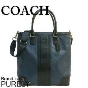 国内発送 コーチ COACH バッグ アウトレッ ト メンズ レザー ビジネス バッ グ 2WAY トート バッグ F71640-NVBK ネイビー 送料無料