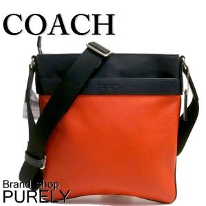 コーチ COACH バッグ メンズ ショルダーバッグ バワリー レザー クロスボディー F71842 ORG オレンジ 送料無料｜purely