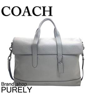 コーチ バッグ メンズ COACH ビジネスバッグ ハミルトン レザー ポートフォリオ ブリーフ ケース F75757 QBHGR ヘザーグレー 送料無料｜purely