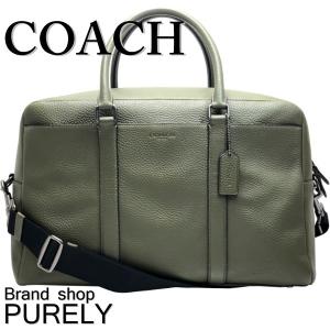 コーチ バッグ メンズ COACH ビジネスバッグ レザー トレッカー キャリーオール F78130 QBJUN ジュニパー 送料無料｜purely