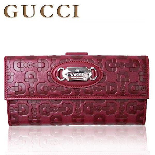 送料無料 グッチ GUCCI 財布 レディース メンズ レザー ロング ウォレット 長財布 さいふ ...