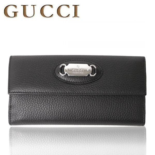 送料無料 グッチ GUCCI 財布 レディース メンズ レザー ロング ウォレット 長財布 さいふ ...