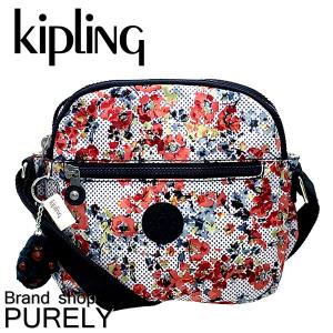 キプリング KIPLING バッグ  ボディバッグ レディース アウトレット ナイロン クロスボディ HB6468 9BQ ビジー×ブロッサム 送料無料｜purely