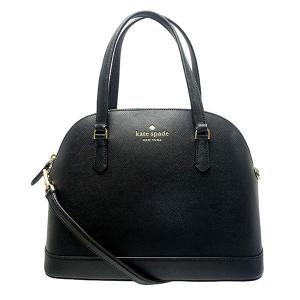 ケイトスペード バッグ レディース Kate Spade ショルダーバッグ レザー ミディアム ドーム サッチェル K6177 001 ブラック 送料無料｜purely