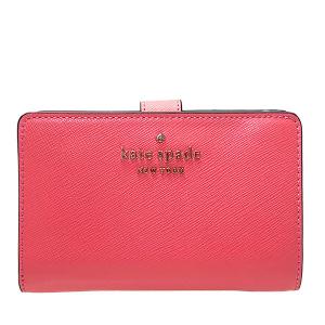 ケイトスペード 財布 レディース Kate Spade 折り財布 ステイシー ミディアム コンパクト ウォレット WLR00128 391 ガーデンピンク 送料無料｜purely