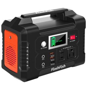 FlashFish ポータブル電源 大容量 小型発電機 40800mAh/151Wh AC(200W 瞬間最大250W) DC(120W) USB出力 家庭用蓄電池 急速充電QC3.0搭載 純正弦波 ポータブルバ