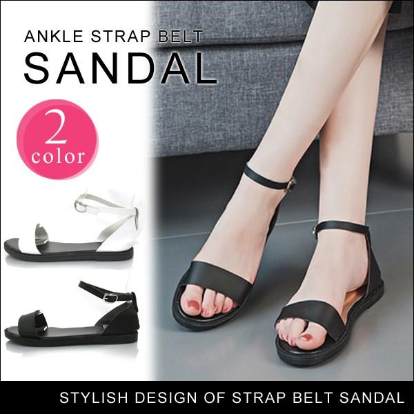 サンダル レディース フラットサンダル レディース シューズ ビーチサンダル 美脚 履きやすい 夏 ...