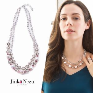 ネックレス ショート ロング セット 二連 y字 ステーション 淡水パール