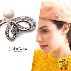 ミキモト MIKIMOTO ブローチ 金属素材xパール シルバーxホワイト 定番