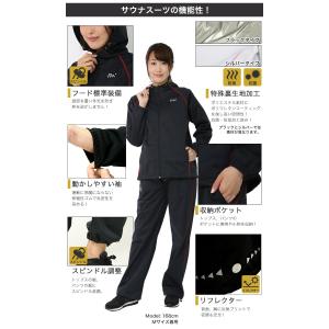 サウナスーツ 男女共用 レディース おしゃれ ...の詳細画像1