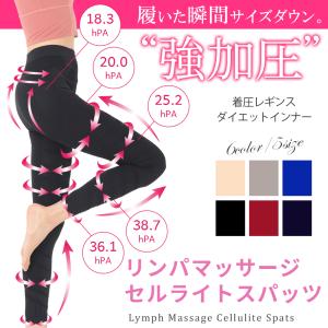 サイズ交換何度でも無料 着圧スパッツ 着圧 タイツ 着圧レギンス 着圧タイツ 加圧 レギンス タイツ スパッツ ダイエット 骨盤補正 補正下着 リンパマッサージ