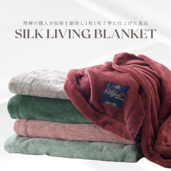 ふるさと名品オブザイヤー 優秀賞受賞 毛布 シルク毛布 シルクブランケット 暖かい 寒さ対策 シング...