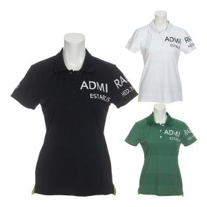 レディース アドミラルゴルフ 半袖 ポロシャツ ロゴメッシュジャガード ADLA240 ゴルフウェアの商品画像